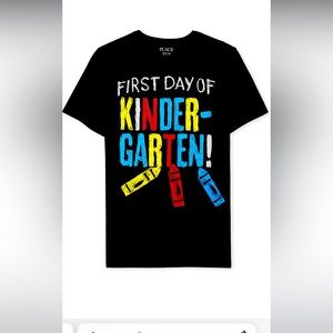 First day of kindergarten shirt NWT SZ S. $8